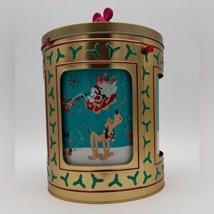 Pre Owned Special Edition Collectible Disney Parks Mickey Musical Popcorn Tin